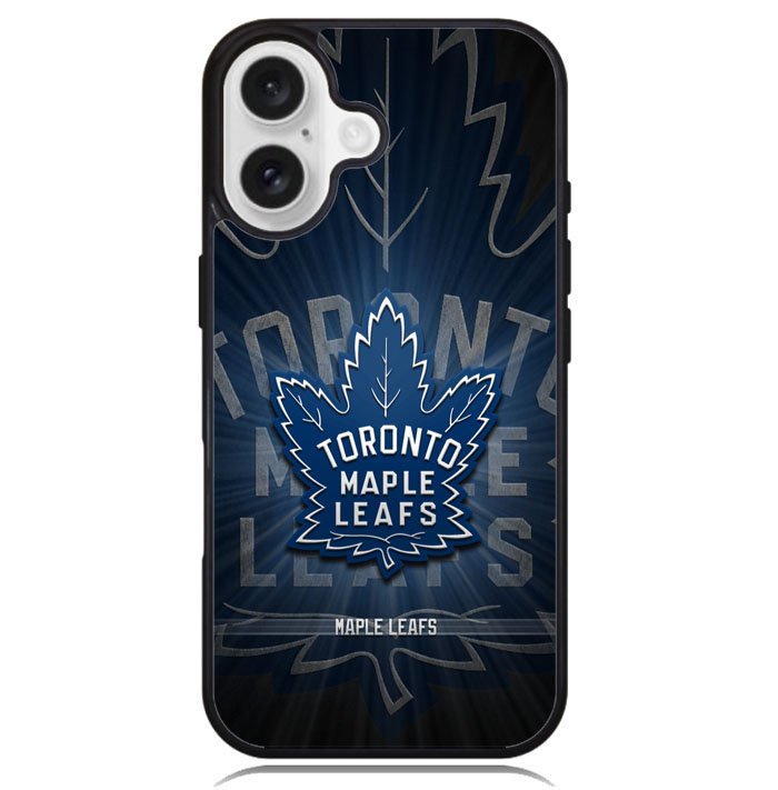 toronto maple leafs black X02069 iPhone 16 Case
