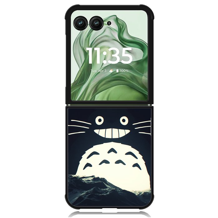 totoro X02063 Motorola Moto Razr+ Plus 2024/2025 Case, Motorola Razr 50 Ultra/50s Ultra Case