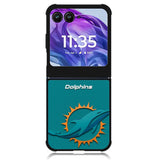 miami dolphins nfl Logo Motorola Moto Razr 2024 , Moto Razr 50 Case