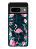Flamingo And Flowers Google Pixel 8a Case