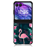 Flamingo And Flowers Motorola Moto Razr 2024 , Moto Razr 50 Case