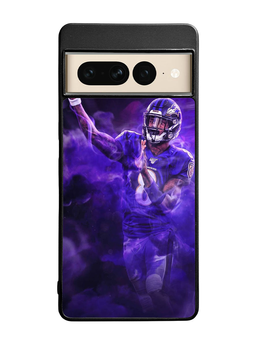 Lamar Jackson Smoke Google Pixel 7 Pro Case
