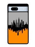 Black Orange Google Pixel 7A Case