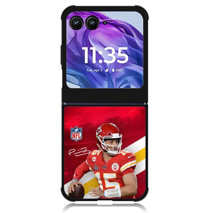 Patrick Mahomes 4th Motorola Moto Razr 2024 , Moto Razr 50 Case