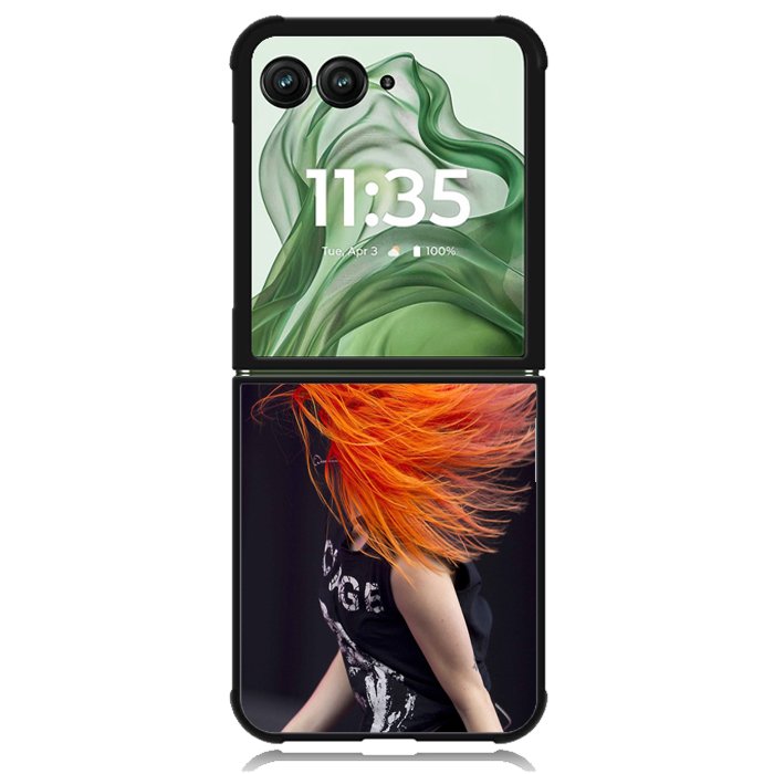 hayley williams paramore hair fire X1148 Motorola Moto Razr+ Plus 2024/2025 Case, Motorola Razr 50 Ultra/50s Ultra Case