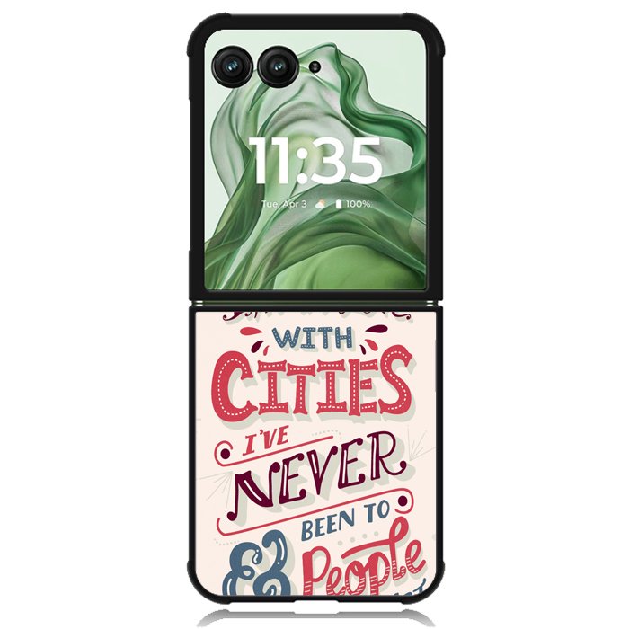 john green, paper towns X1201 Motorola Moto Razr+ Plus 2024/2025 Case, Motorola Razr 50 Ultra/50s Ultra Case