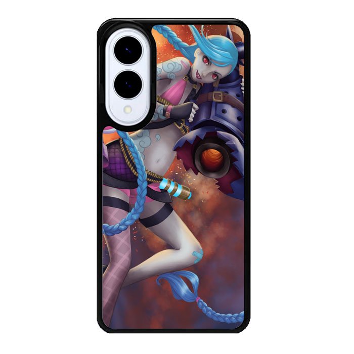league of legend jinx Wallpaper X1268 Samsung Galaxy S25 Edge Case