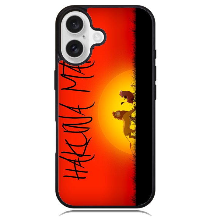 Lion king hakuna matata X1249 iPhone 16 Plus Case