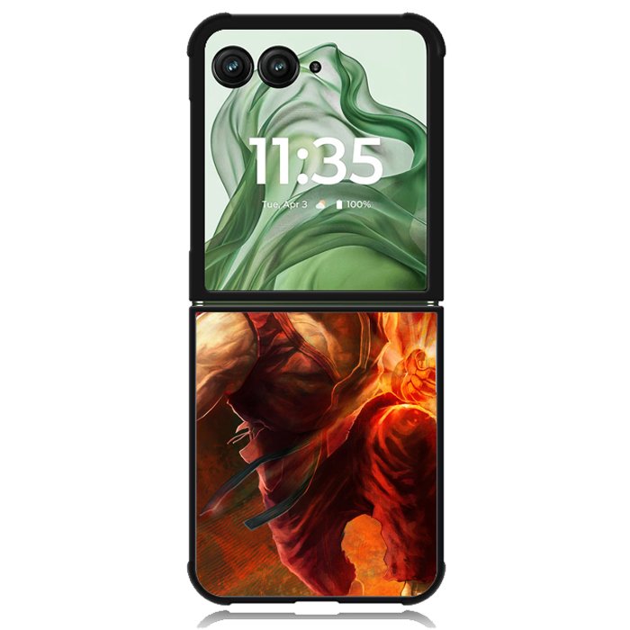 Ken Masters X1357 Motorola Moto Razr+ Plus 2024/2025 Case, Motorola Razr 50 Ultra/50s Ultra Case
