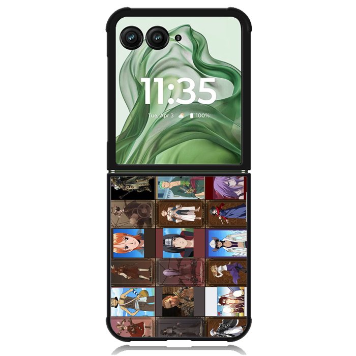 Fate Stay Night Saber Command Spells X1429 Motorola Moto Razr+ Plus 2024/2025 Case, Motorola Razr 50 Ultra/50s Ultra Case