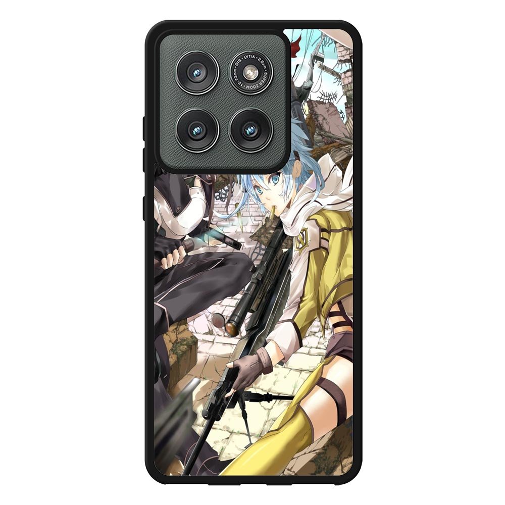Gun Gale Sinon Kirito X1396 Motorola Moto Edge 2025 Case
