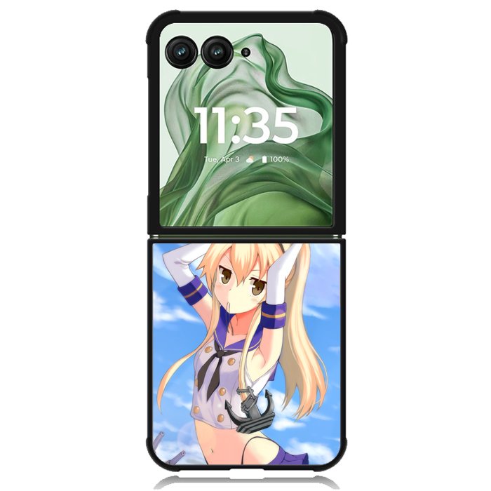 Kantai Collection Kancolle Shimakaze X1472 Motorola Moto Razr+ Plus 2024/2025 Case, Motorola Razr 50 Ultra/50s Ultra Case