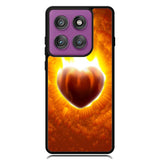 Love Burning Heart X1458 Motorola Moto Edge 2025 | Moto Edge 60 Fusion | Moto Edge 60 Pro Case