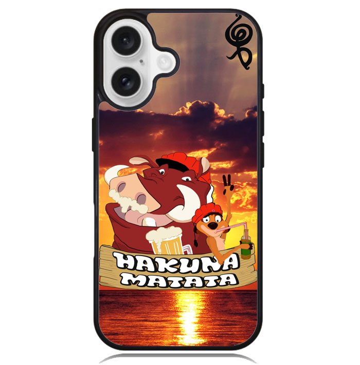Hakuna Matata Illustration X2339 iPhone 16 Plus Case