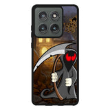 Orange Halloween Moon X2669 Motorola Moto Edge 2025 Case