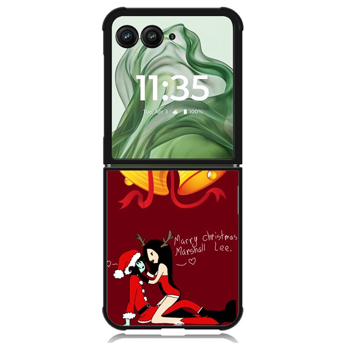 Marry Christmas Marshall lee X2845 Motorola Moto Razr+ Plus 2024/2025 Case, Motorola Razr 50 Ultra/50s Ultra Case