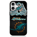 Miami Dolphins Logo Case iPhone 16 BC0134
