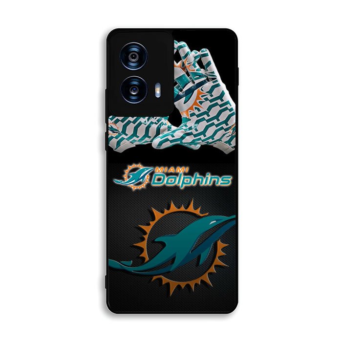 Miami Dolphins Logo Motorola Moto G Power 5G 2024 Case BC0134