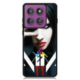Marilyn Manson Gothic X3546 Motorola Moto Edge 2025 | Moto Edge 60 Fusion | Moto Edge 60 Pro Case
