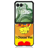 I Choose You Love Card X3589 Motorola Moto Razr+ Plus 2024/2025 Case, Motorola Razr 50 Ultra/50s Ultra Case