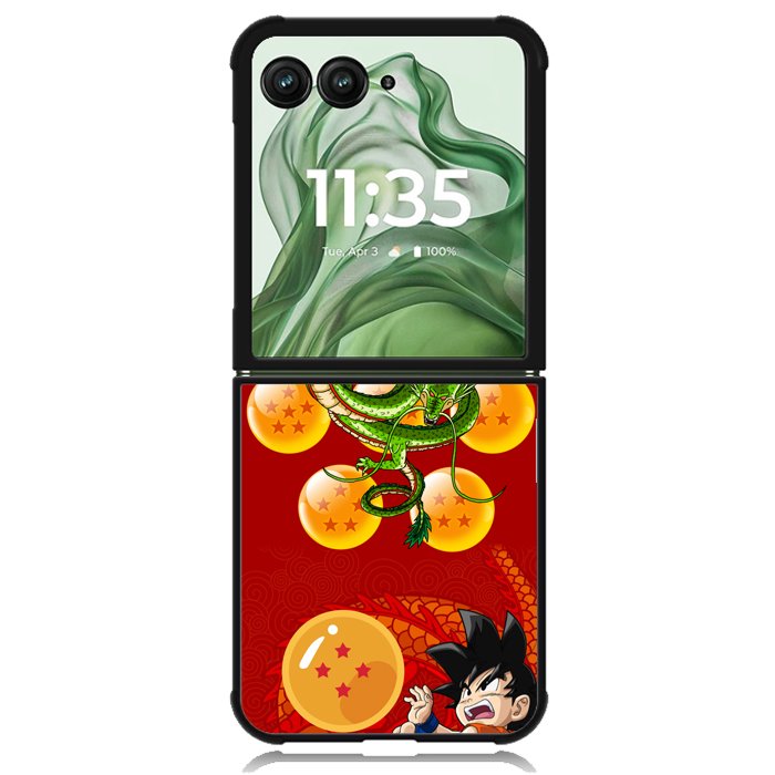 Kid Goku X3587 Motorola Moto Razr+ Plus 2024/2025 Case, Motorola Razr 50 Ultra/50s Ultra Case