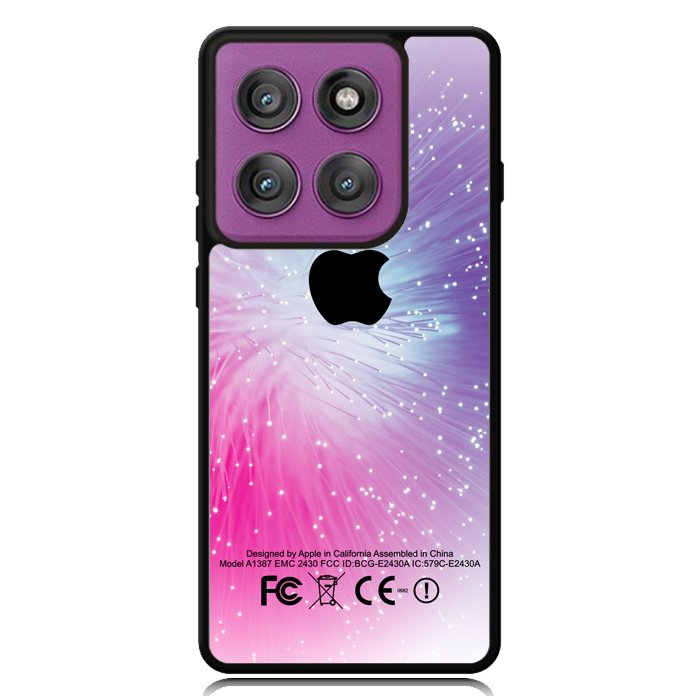 Pink Lilac White Blue X3898 Motorola Moto Edge 2025 | Moto Edge 60 Fusion | Moto Edge 60 Pro Case