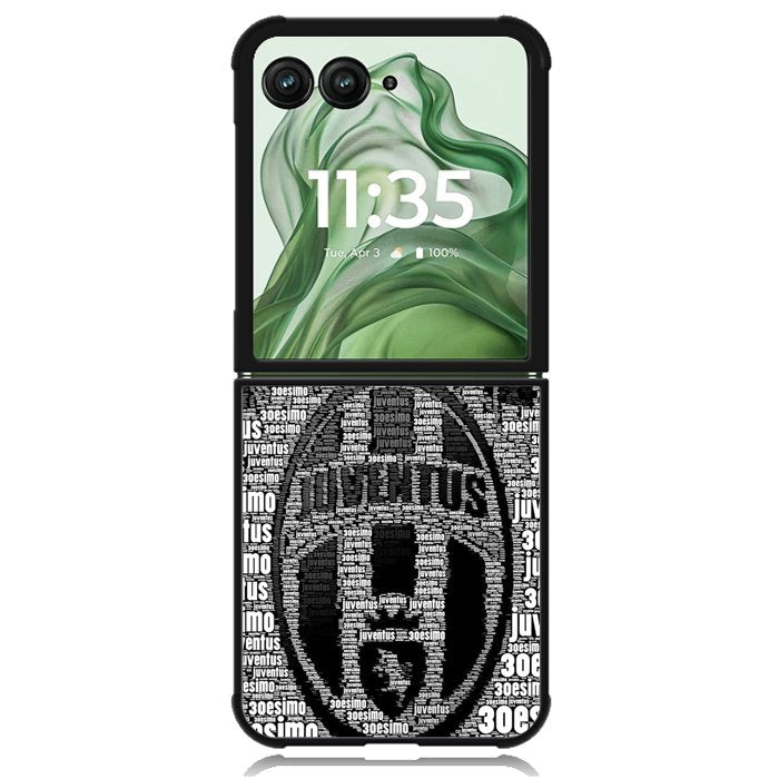 Juventus FC X4216 Motorola Moto Razr+ Plus 2024/2025 Case, Motorola Razr 50 Ultra/50s Ultra Case