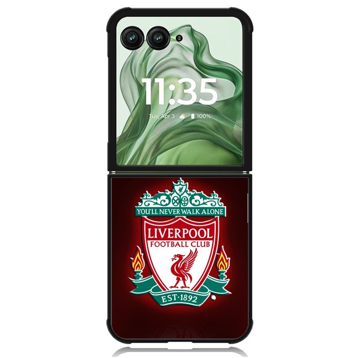 Liverpool FC X4268 Motorola Moto Razr+ Plus 2024/2025 Case, Motorola Razr 50 Ultra/50s Ultra Case