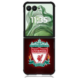 Liverpool FC X4268 Motorola Moto Razr+ Plus 2024/2025 Case, Motorola Razr 50 Ultra/50s Ultra Case