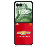 Manchester United 2016 X4257 Motorola Moto Razr+ Plus 2024/2025 Case, Motorola Razr 50 Ultra/50s Ultra Case