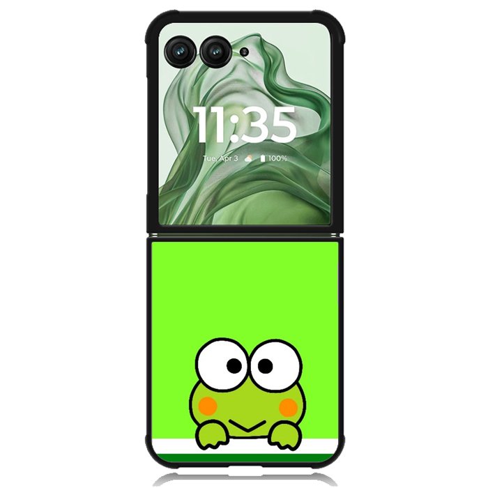 Keroppi Wallpaper X4305 Motorola Moto Razr+ Plus 2024/2025 Case, Motorola Razr 50 Ultra/50s Ultra Case