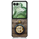 Inter Milan X4300 Motorola Moto Razr+ Plus 2024/2025 Case, Motorola Razr 50 Ultra/50s Ultra Case