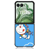 Doraemon X4293 Motorola Moto Razr+ Plus 2024/2025 Case, Motorola Razr 50 Ultra/50s Ultra Case