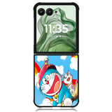 Doraemon Wallpaper X4292 Motorola Moto Razr+ Plus 2024/2025 Case, Motorola Razr 50 Ultra/50s Ultra Case