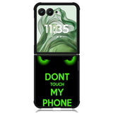 Dont Touch My Phone X4272 Motorola Moto Razr+ Plus 2024/2025 Case, Motorola Razr 50 Ultra/50s Ultra Case