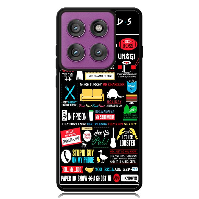 Friends TV Show X4372 Motorola Moto Edge 2025 | Moto Edge 60 Fusion | Moto Edge 60 Pro Case