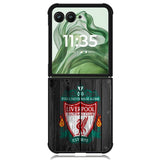 Liverpool fc wood X4394 Motorola Moto Razr+ Plus 2024/2025 Case, Motorola Razr 50 Ultra/50s Ultra Case