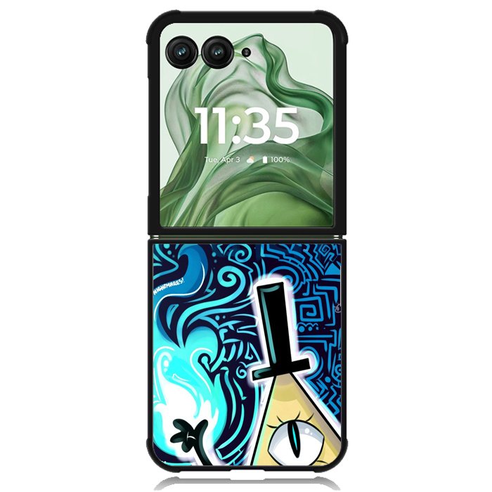 Gravity Falls Bill Cipher X4424 Motorola Moto Razr+ Plus 2024/2025 Case, Motorola Razr 50 Ultra/50s Ultra Case