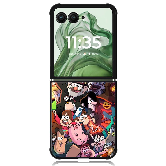 Gravity Falls X4425 Motorola Moto Razr+ Plus 2024/2025 Case, Motorola Razr 50 Ultra/50s Ultra Case