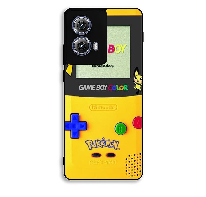 Game Boy Pokemon Pikachu Motorola Moto Edge 2024 Case FE7932