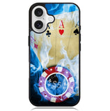 Blue Fire Ace Cards Case iPhone 16 BC0200