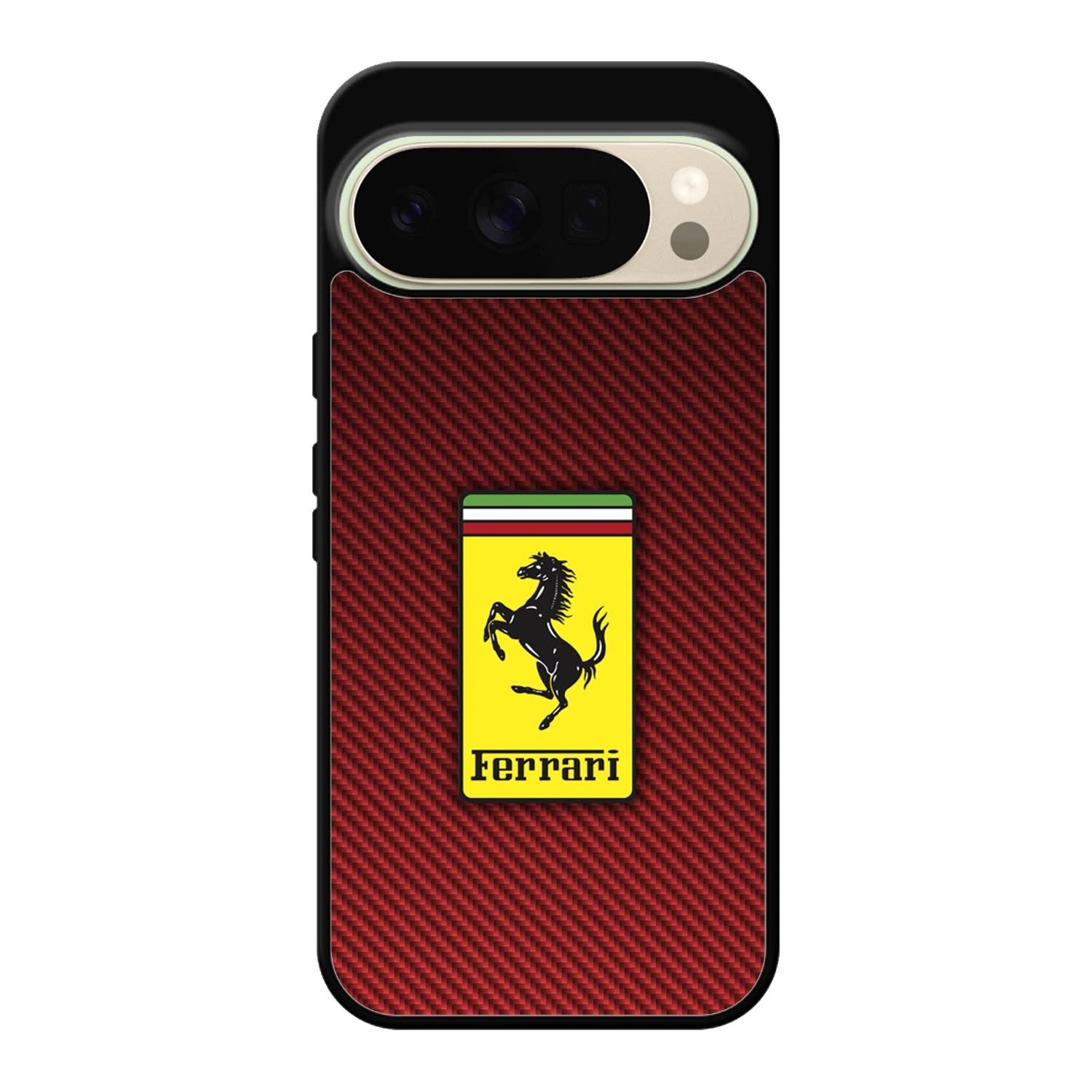 Ferrari Logo Red Carbon X4707 Google Pixel 10 Pro Case