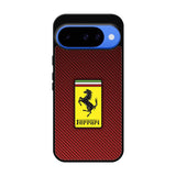Ferrari Logo Red Carbon X4707 Google Pixel 10 Case