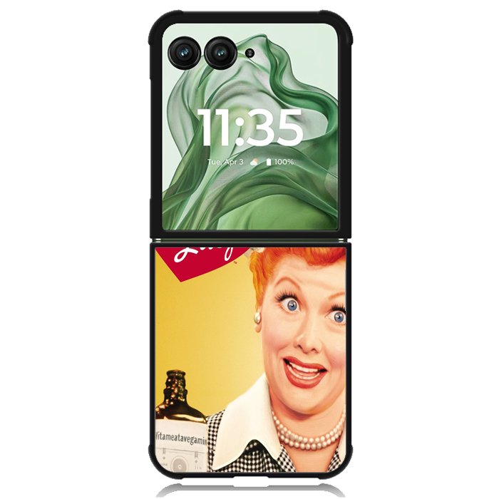 I Love Lucy X4656 Motorola Moto Razr+ Plus 2024/2025 Case, Motorola Razr 50 Ultra/50s Ultra Case