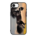 Horse black running X4653 iPhone 17e Case