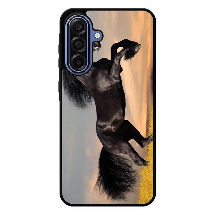 Horse black running X4653 Samsung Galaxy A17 5G Case