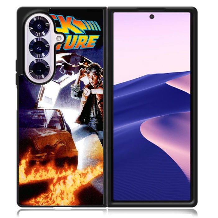 Back to The Future Vintage Poster Samsung Galaxy Z Fold 7 5G Case BC0151