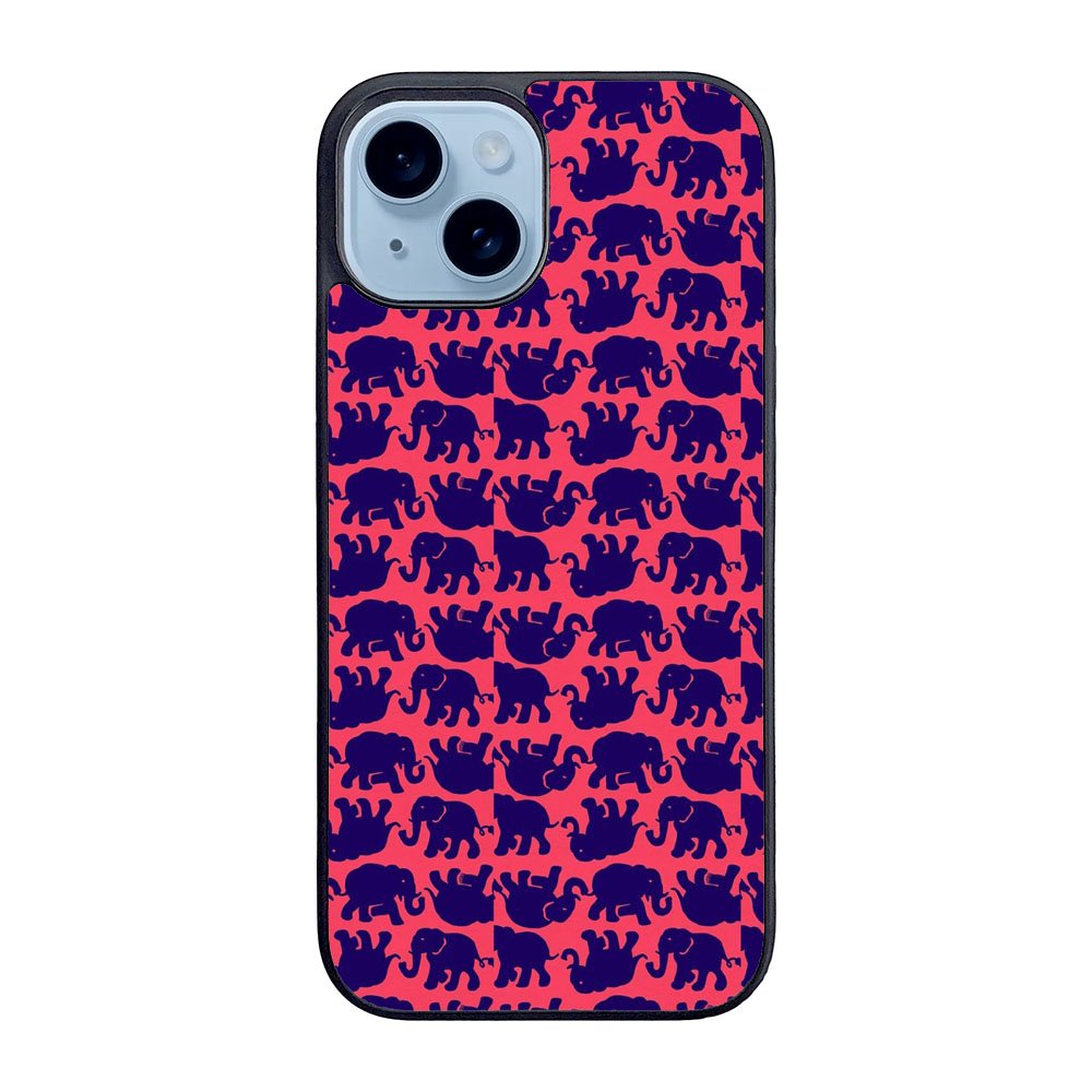 Lily Pulitzer Elephant Pattern Case iPhone 15 BC0176