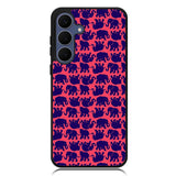 Lily Pulitzer Elephant Pattern Samsung Galaxy S25 FE Case BC0176