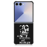 monsters are human Samsung Galaxy Z Flip 7 Case BC0179